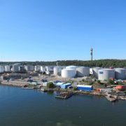 Arrivée dans le port de Stockholm