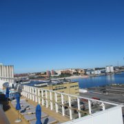 Arrivée dans le port de Stockholm