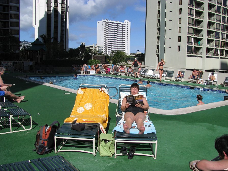 Piscine du Waikiki Banyan
