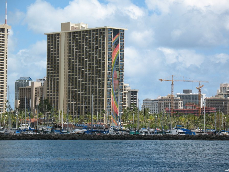 Ala Moana Beach Park - Centre ville de Honolulu