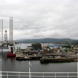 Dans le port de Invergordon