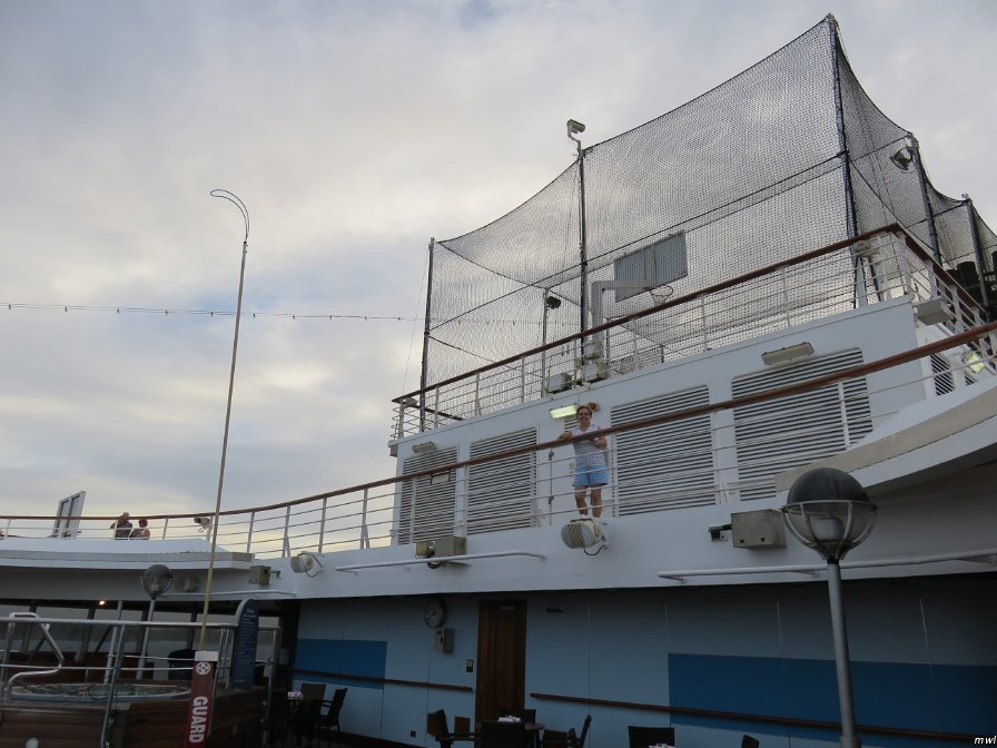 Arrivée à notre première sortie de croisière