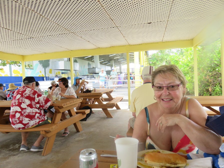 Bon diner tout près de la plage