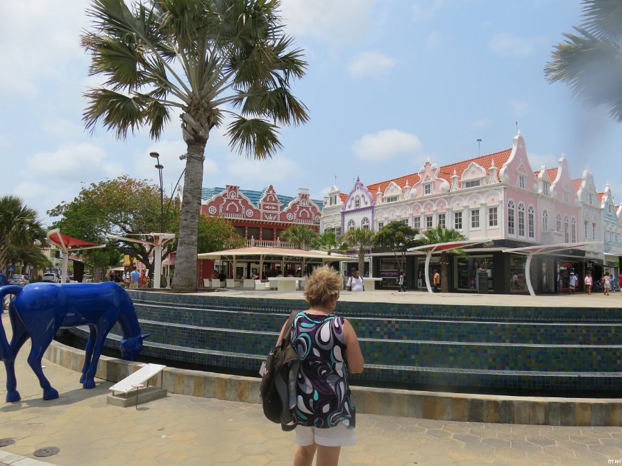 Une journée sur l'ile d'Aruba - On visite Oranjestad à pieds