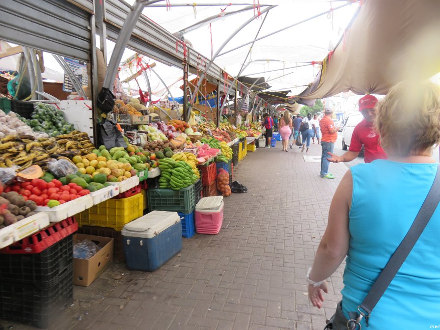 Marche dans Willemstad - Curaçao