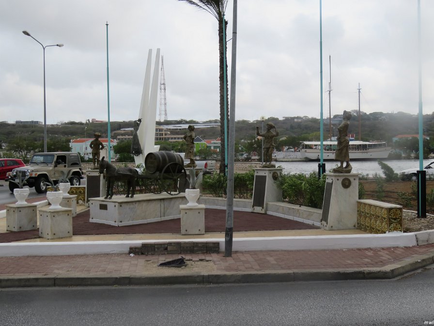 Marche dans Willemstad - Curaçao
