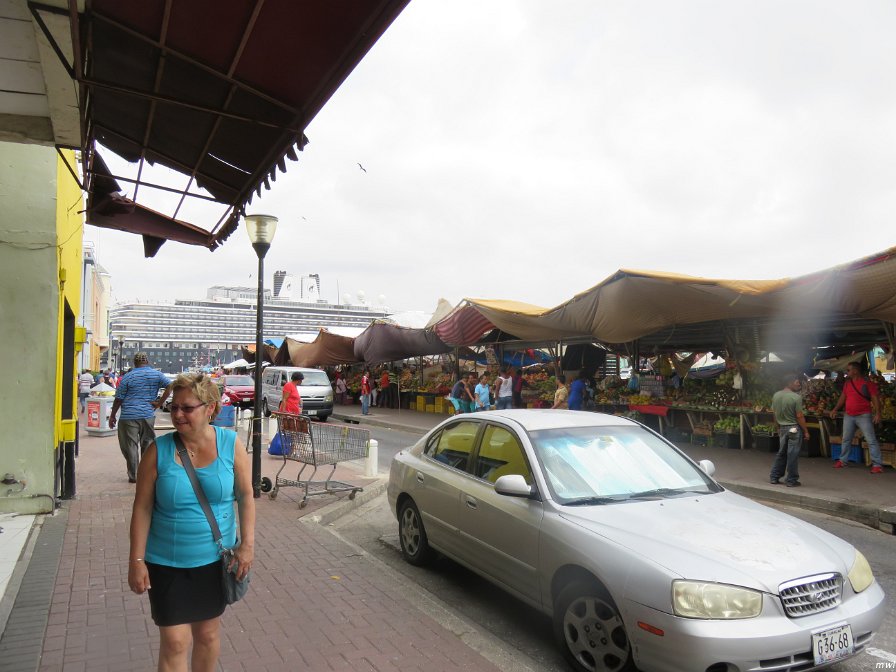 Marche dans Willemstad - Curaçao
