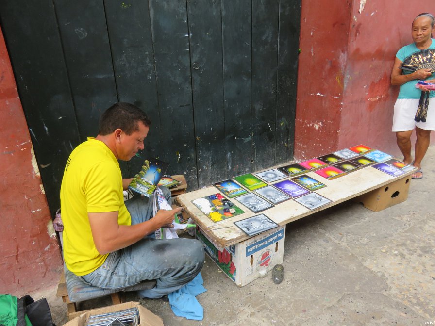 Peinture sur mirroir