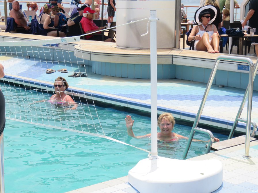 La piscine du bateau
