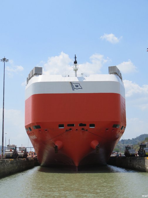 Visite du canal de Panama - On attend le bateau rouge