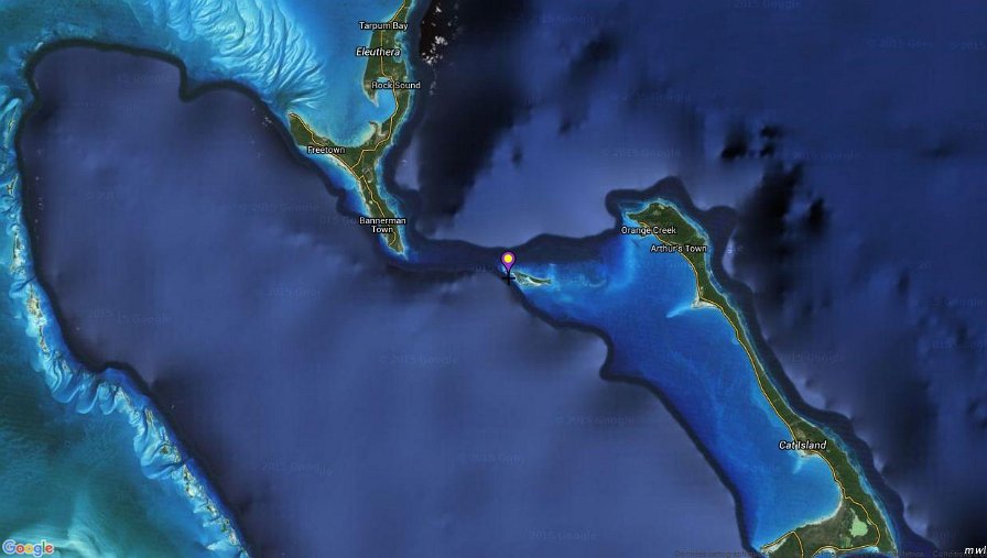 Half Moon Cay sur l'ile de Little San Salvador