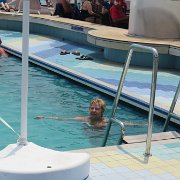 La piscine du bateau