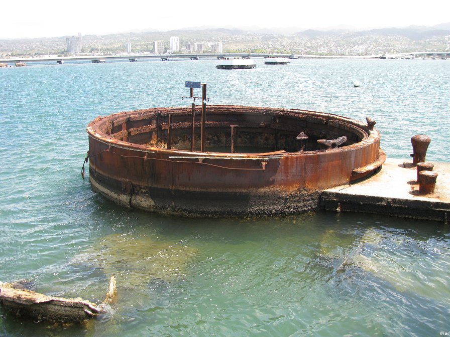 Visite USS Arizona dans le port Pearl Harbor