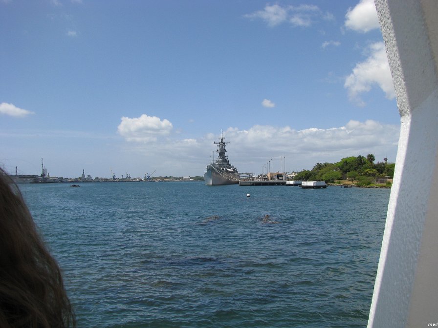 Visite USS Arizona dans le port Pearl Harbor