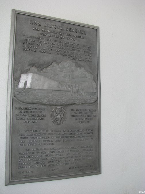 Visite USS Arizona dans le port Pearl Harbor