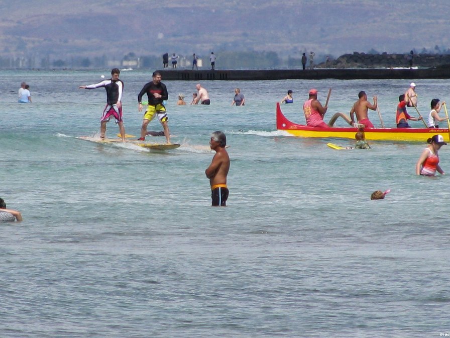 Plage de Waikiki