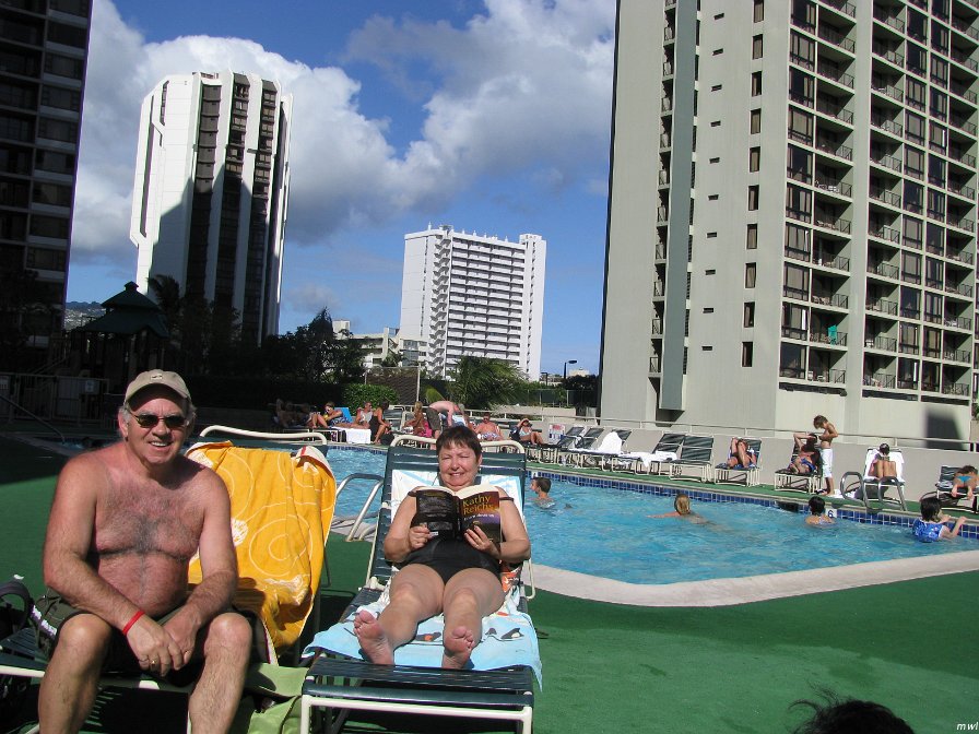 Piscine du Waikiki Banyan