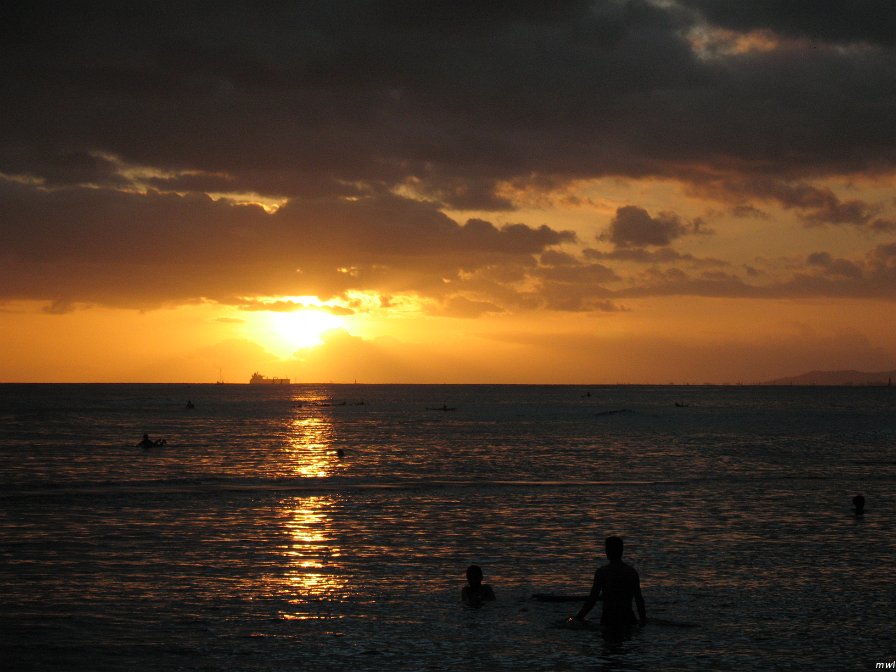 Plage de Waikiki